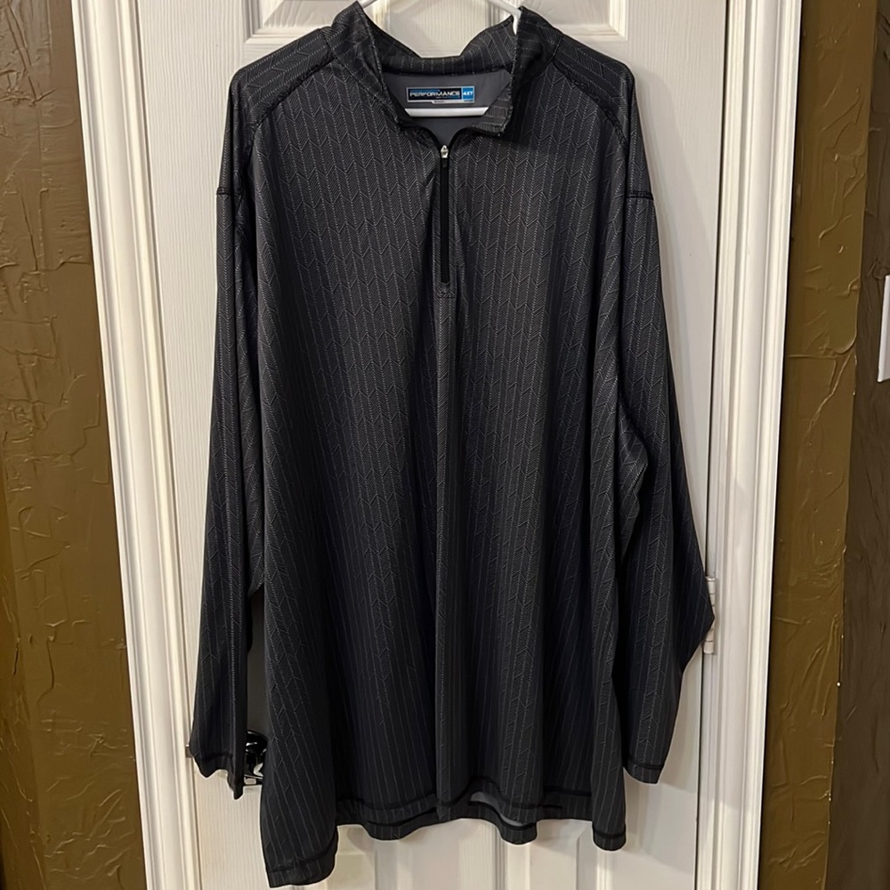 Roundtree and Yorke Mens Performance long Sleeve 4xlt shirt